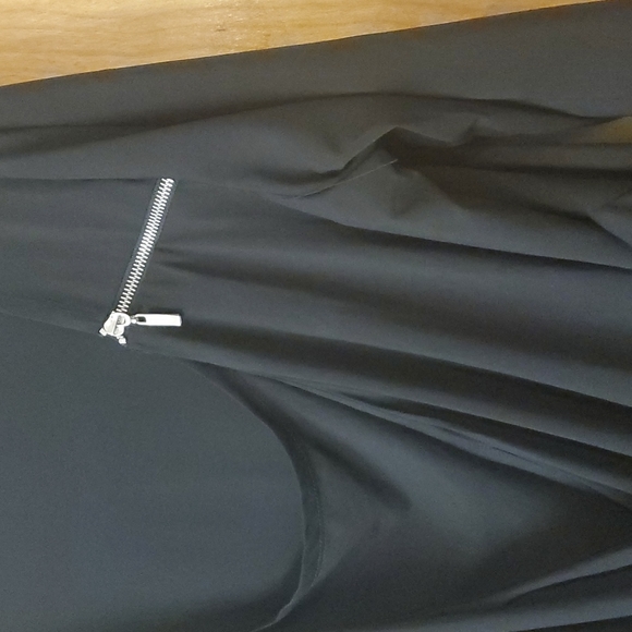 Just My Size, black, jersey knit surplice wrap blouse size 2x - Picture 3 of 6